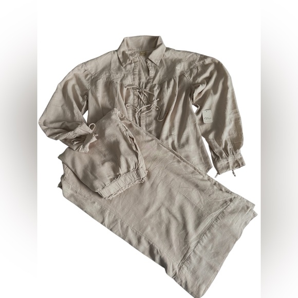 Free People Cream Pants & Jumpsuit Set - Picture 5 of 11